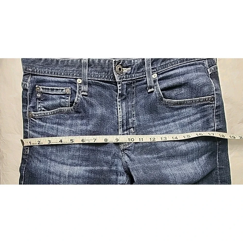 AG Adriano Goldschmied Women's 32/30 Blue Jeans The Nomad SLIM Straight Leg EUC